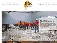 Tablet Screenshot of kncdesignconstruction.com